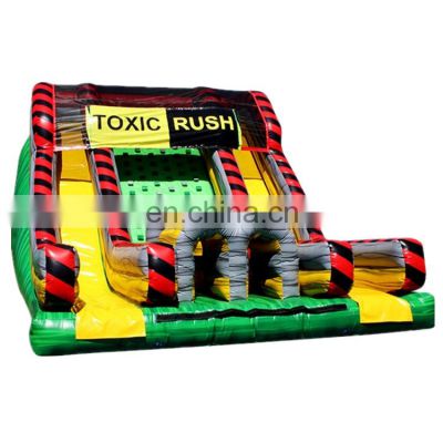 Commercial Inflatable Rock Wall Slides Rock Climb Water Slides