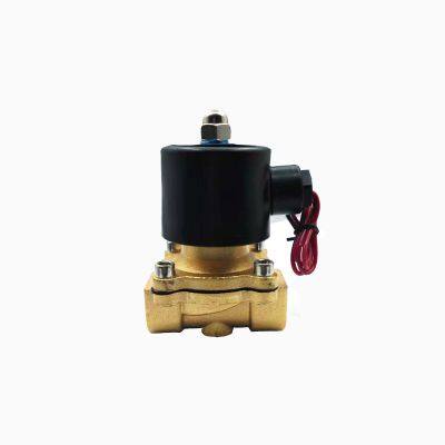 2/2 Way 220V Direct Acting Brass Material 2w160-15 Irrigation Water Solenoid Valve photo-3