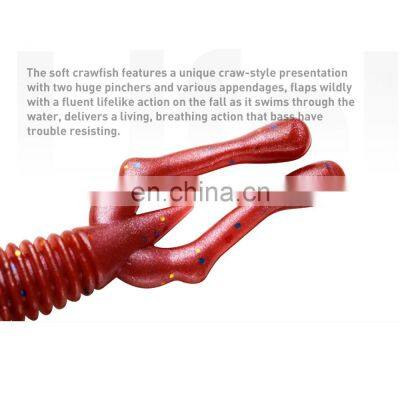 JOHNCOO 60mm 1.6g 30pcs Pesca Isca Artificial Wobblers Attractive Fish Soft Worm Soft Shrimp Fishing Lure photo-4