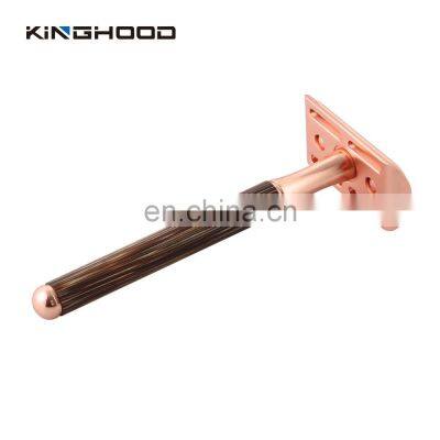 Unisex Bamboo Handle Elegant Christmas Gift Safety Razor Double Edge Safety Razor Shaver photo-3