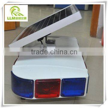 Factory outlet four sides four sets LED road safety solar traffic strobe light