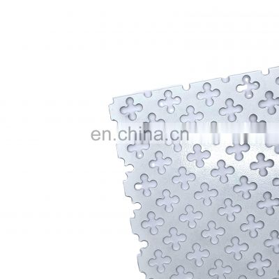 Customized hole style decorative perforated stainless steel plate