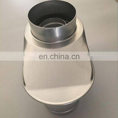 60/100mm Deep Drawing Aluminum Flue Pipe Adapter for Gas Boiler photo-4