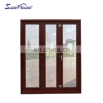 Superhouse aluminum folding door /aluminum glass door/hurricane rated /prefabhouses