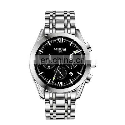 NIBOSI Men Watches Luxury Famous Top Brand Fashion Casual Dress Watch Quartz Wristwatches Relogio Masculino Customizable
