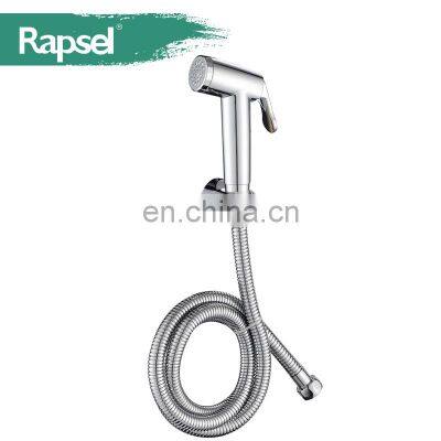 Rapsel Cheap Bathroom Portable ABS Bidet Chrome Finish Toliet Shattaf