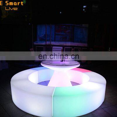 outdoor bar stools modern lighted sofa furniture nightclub Sgabello da bar per discoteca incandescente led bar tables and chairs