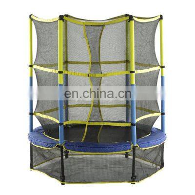 55 Inch Outdoor Indoor Kids Fitness Trampoline With Safety Net for Sale photo-4