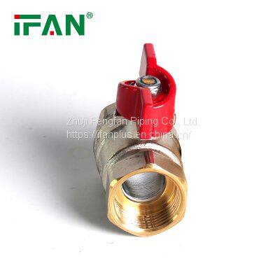 IFAN Customized 2pc Manual Ball Valve PN25 Brass Ball Valve For Water Use photo-5