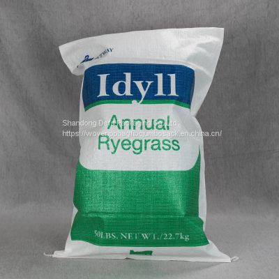 supply poly propylene woven packaging colorful 10kg 25kg rice bags