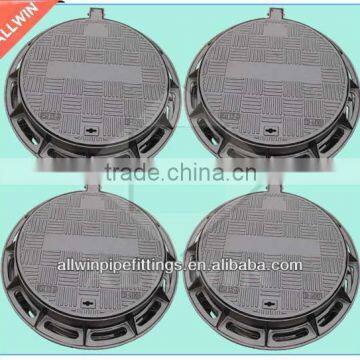 hinged ductile iron manhole cover EN124 D400