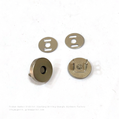 14MM Matte Nickel Color Magnetic Button photo-4