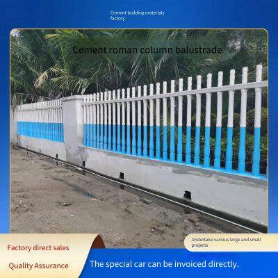 Precast Concrete Vase Columns and Roman Columns for Factory Wall Railings, School Courtyards, Villa Compound Walls, and European-style Fences