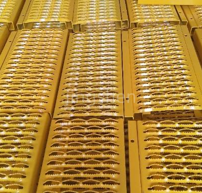 2mm Thick Fisheye Aluminum Alloy Anti-Slip Bracket, Slide Board, Anti-Slip Safety Perforated Grille, Suitable for Platform Walkways photo-1