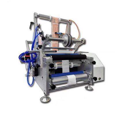 Dingfeng Deluxe Semi-automatic Round Bottle Labeling Machine, Model Bt-1801, Universal Bottle Type Labeling Machinery, Label Application photo-3