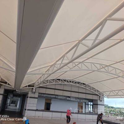 Membrane Structure Daylighting Roof, Glass Daylighting Roof, pc Polyurethane Sunlight Panel Sunshade Awning, Frp Fiberglass Tile Daylighting Roof, With Numerous Cases and Convenient After-sales Service photo-3