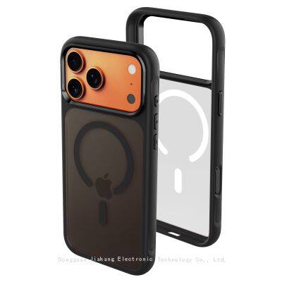 Роскошный чехол для iPhone 17promax, гибридный чехол для телефона с MagSafe