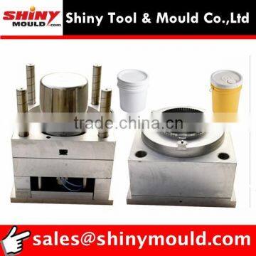 8L plastic injection bucket mould oil package bucket mould