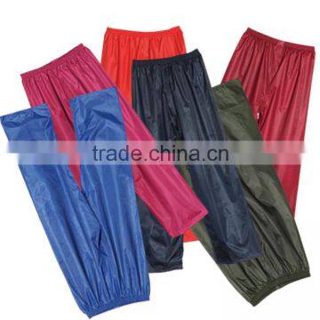 2014 new product 100% polyester waterproof pants