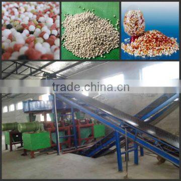 professional high granulating rate BB fertilizer production line