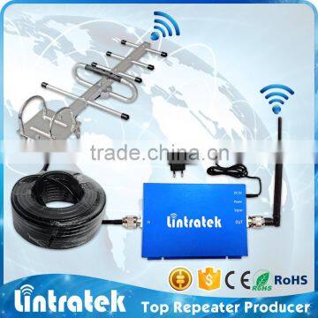 Manufacturer signal repeater gsm/wcdma 2G 3G two network phone booster with antenna cables kit