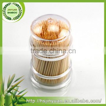 Gold supplier environmental two tips bulk bamboo toothpick