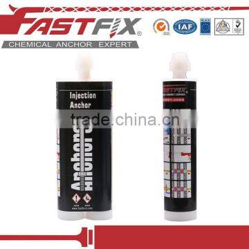 Bulk epoxy resin adhesive for concrete and metal chemical mortar anchor