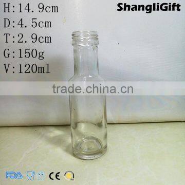 120ml Spice Bottles 4oz Glass Bottle For Vinegar Soy Sauce