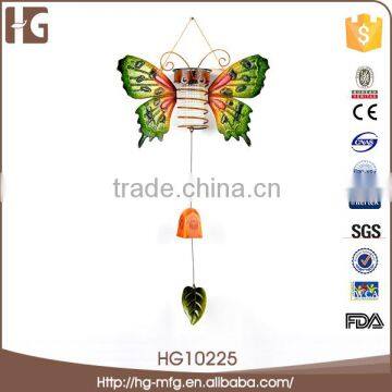 Decorative butterfly outdoor garden hanging solar light