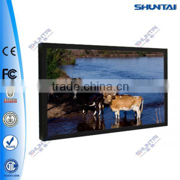 15"-65" monitor wifi led hd media player 1080p indoor led advertising open frame digital totem monitor android screen