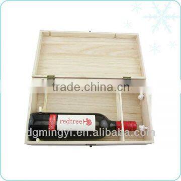 wooden red wine box