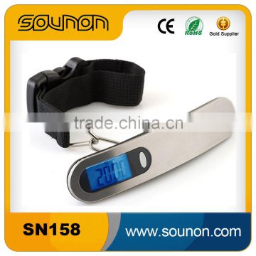 50kg/10g Portable Digital Luggage Weighing Scale with Strap or Hook