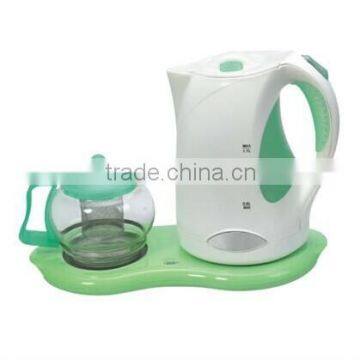 Injection mold plastic electric kettle set,