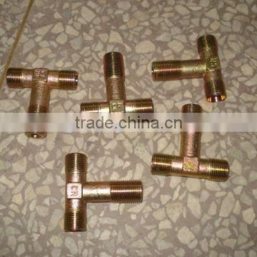 hydraulic hose fitting, hydraulic tee fitting