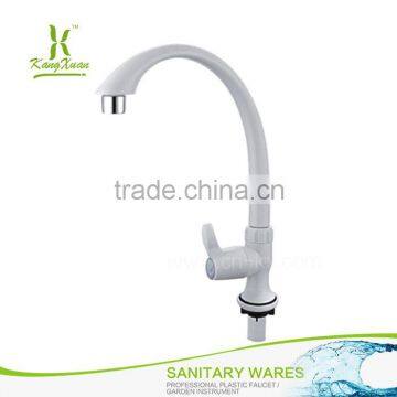 Elegant White Abs Plastic Bathroom Kitchen Faucet photo-5