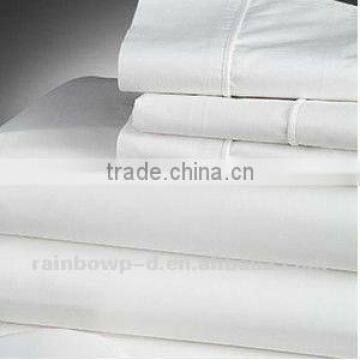 white cheap polycotton fabirc for bed sheet