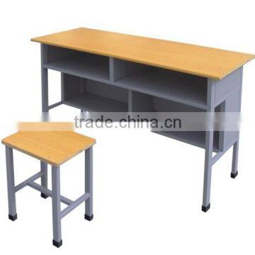 double school students desk and chair