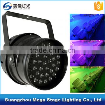 dmx512 36pcs 3w par64 rgb led par light stage lighting led light