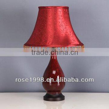 E27 table lamp with glaze ceramic