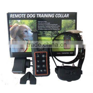 1200 Meter Rechargeable and Waterproof Electro Shock Remote Dog Collars With CE
