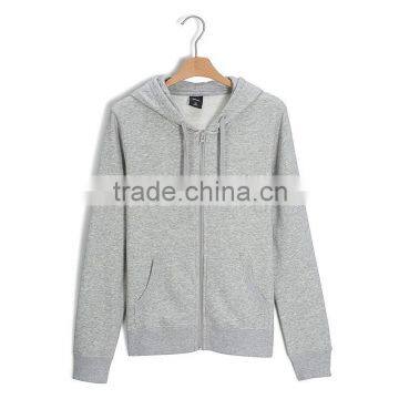 Custom Zip Hoodie 100% Cotton Plain Hoodie Custom Made Factory photo-3