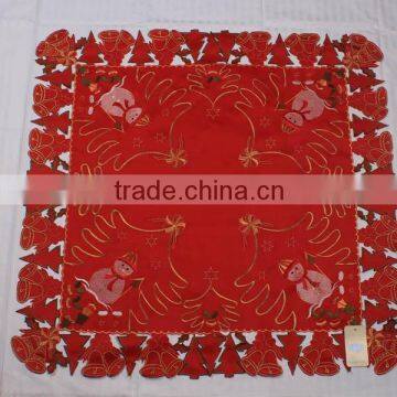 100% Polyester Embroidered Table Cloth for Christmas photo-2