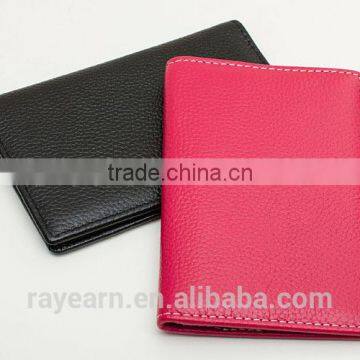 Fashion Passport Holder High-end Genuine Cow Leather Travel Wallet Organizer For Men