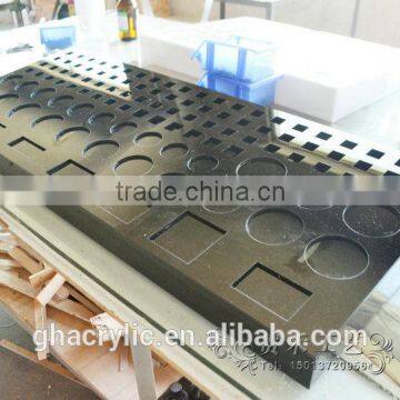 Hot Design Acrylic Cosmetic Display Stand Made of Black Organic Glass photo-6