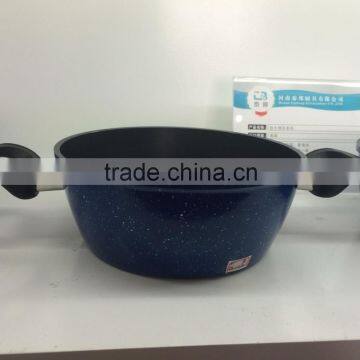 Die cast aluminium cookware casserole marble coating stone coating