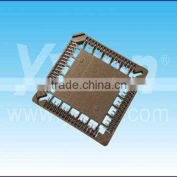 2.54mm pitch SMT brown color PLCC connector