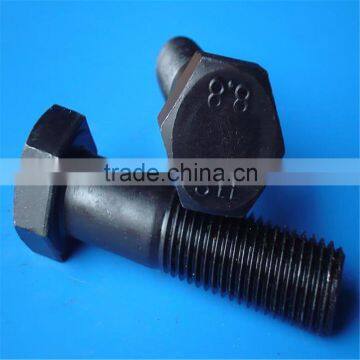 Good Quality 12.9 grade m6 zinc plated hex bolts