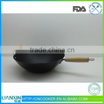 Wholesale In China wok , black carbon steel wok pan