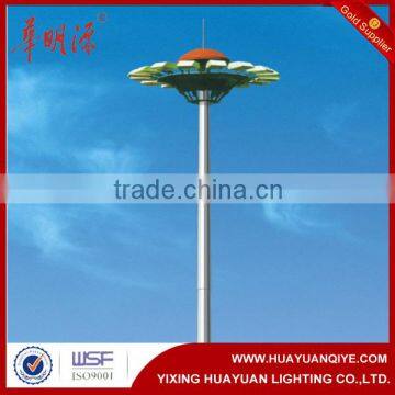 Hot sale high mast lighting post hot dip galvanized with powder coating 15m,20m,30m