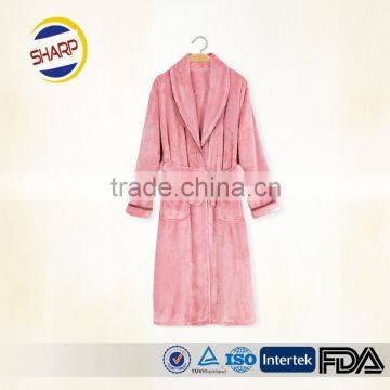 Professional China supplies 100 cotton bathrobe and waffle bathrobe